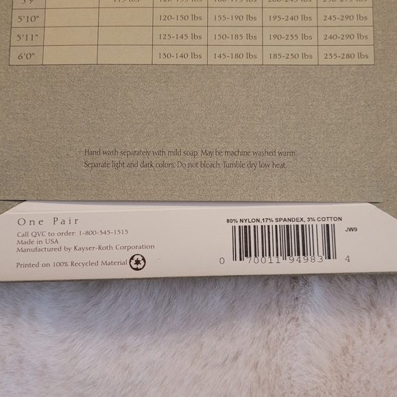 Legacy Legwear Body Shaper Pantyhose Size B Color Fawn New In Box - Picture 6 of 10